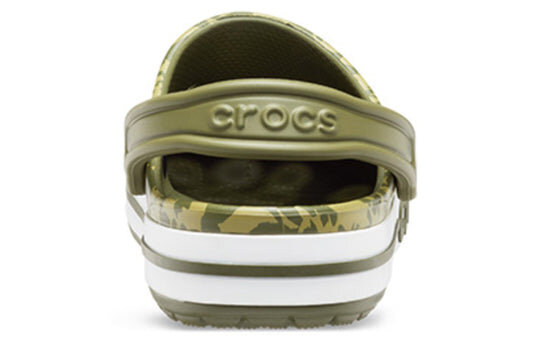 Crocs 4 Printing Camouflage Green Unisex Sandals 206232-354 Crocs 4 Printing Camouflage Green Unisex Sandals 206232-354