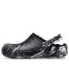 Crocs Baya Lined Marbled Clogs “Black Silver” 208333-0C4