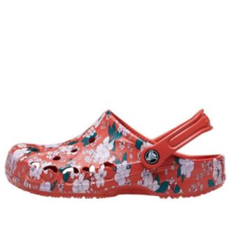 Crocs Baya Seasonal Printed Clogs “Spicy Orange White” 206230-82Z