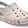 Crocs Bayaband Beach light grey Flowers Sandals 206232-0GN Crocs Bayaband Beach light grey Flowers Sandals 206232-0GN