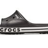 Crocs Bayaband Clog Hollow Out Casual Black Slippers 205392-066