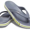Crocs Bayaband Flip Non-Slip Wear-Resistant Casual Gray Green Slippers “Grey Green” 205393-0A3