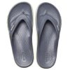 Crocs Bayaband Flip Non-Slip Wear-Resistant Casual Gray Green Slippers “Grey Green” 205393-0A3