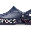 Crocs Bayaband Printing Sandals Unisex Blue 206233-410