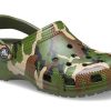 Crocs Beach Army Green Camouflage Sandals 206454-3TC