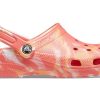 Crocs Beach Orange Marble Sandals 206867-6SN