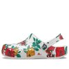 Crocs Beach White Flowers Sandals “White Red Green” 206230-10D