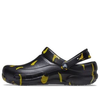 Crocs Bistro Graphic Clogs “Black Yellow” 204044-064