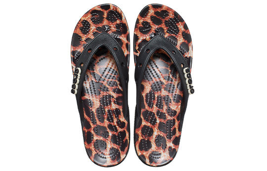 Crocs Classic animal Flip-Flops Unisex Leopard print “Black Leopard” 207872-0CU Crocs Classic animal Flip-Flops Unisex Leopard print “Black Leopard” 207872-0CU