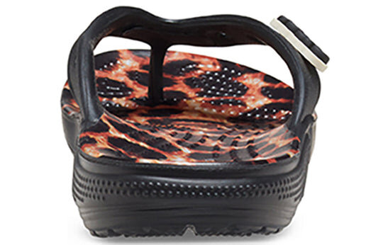 Crocs Classic animal Flip-Flops Unisex Leopard print “Black Leopard” 207872-0CU Crocs Classic animal Flip-Flops Unisex Leopard print “Black Leopard” 207872-0CU
