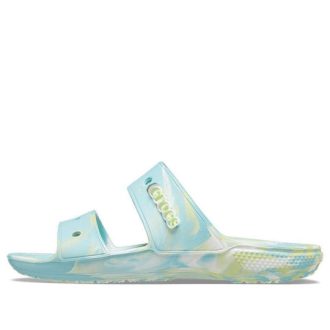 Crocs Classic Casual Fashion Unisex Blue Green Slippers “Blue Green” 207701-4SU