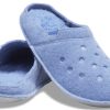 Crocs Classic Casual Thicken Stay Warm Unisex Blue Slippers 203600-4RU