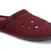 Crocs Classic Casual Thicken Stay Warm Unisex Wine Red Slippers 203600-60U
