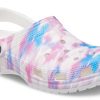 Crocs Classic Casual Unisex White Pink Blue Sandals “White Pink Blue” 207567-94S