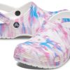 Crocs Classic Casual Unisex White Pink Blue Sandals “White Pink Blue” 207567-94S