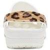 Crocs Classic Clog Beach Sandals Leopard print White 206638-1D1 Crocs Classic Clog Beach Sandals Leopard print White 206638-1D1