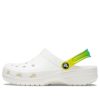 Crocs Classic Clog Beach Sandals White Gradient Green 206638-1DC Crocs Classic Clog Beach Sandals White Gradient Green 206638-1DC
