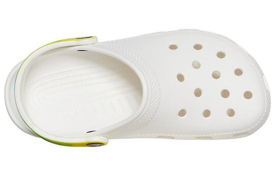 Crocs Classic Clog Beach Sandals White Gradient Green 206638-1DC Crocs Classic Clog Beach Sandals White Gradient Green 206638-1DC
