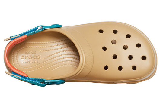 Crocs Classic Clog Beach Shoe Brown Yellow Unisex “Brown Yellow” 206340-265 Crocs Classic Clog Beach Shoe Brown Yellow Unisex “Brown Yellow” 206340-265