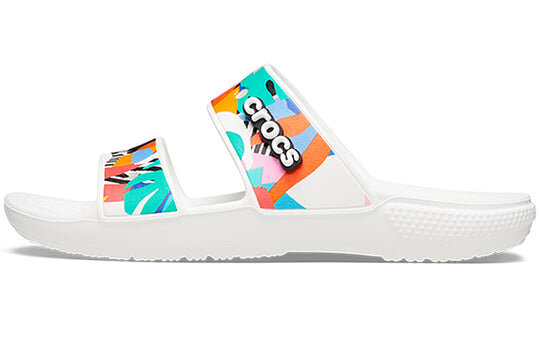 Crocs Classic Clog Cozy Unisex White Multi-Color Slippers “White” 207856-94S Crocs Classic Clog Cozy Unisex White Multi-Color Slippers “White” 207856-94S