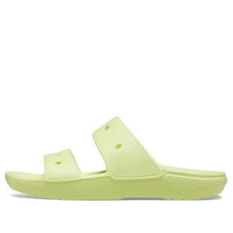 Crocs Classic Clog Cozy Unisex Yellow Slippers 206761-75U