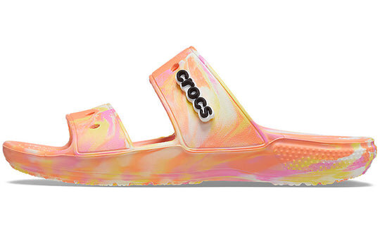 Crocs Classic Clog Marble Beach Unisex Red Multi-Color Slippers “Red” 207701-83F Crocs Classic Clog Marble Beach Unisex Red Multi-Color Slippers “Red” 207701-83F