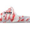 Crocs Classic Clog Marble Beach Unisex Red White Slippers “Red White” 206879-884