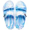 Crocs Classic Clog Marble Beach Unisex White Blue Slippers “White Blue” 207701-1FK