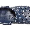 Crocs Classic Clog Printing Sandals Deep Blue 206053-462