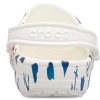 Crocs Classic Clog Printing Sandals White Blue 206053-94S