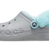 Crocs Classic clog Stay Warm Fleece Lined Shoe Unisex Gray Blue 206633-0IG