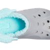 Crocs Classic clog Stay Warm Fleece Lined Shoe Unisex Gray Blue 206633-0IG