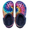 Crocs Classic Clog Tie Dye Printing Shoe Deep Blue Unisex 207329-95T