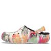 Crocs Classic Clog Tie Dye Shoe Multi-Color Black 206341-0C4