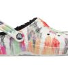 Crocs Classic Clog Tie Dye Shoe Multi-Color Black 206341-0C4