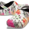 Crocs Classic Clog Tie Dye Shoe Multi-Color Black 206341-0C4