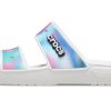 Crocs Classic Colorful Unisex Multi-Color White Sandals 207771-94S