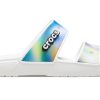 Crocs Classic Colorful Unisex Multi-Color White Sandals 207771-94S
