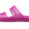 Crocs Classic Cozy Unisex Purple Red Sandals 206761-6SV