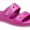 Crocs Classic Cozy Unisex Purple Red Sandals 206761-6SV