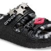 Crocs Classic Cozzzy Disco Glitter Sandals “Black” 208074-0C4