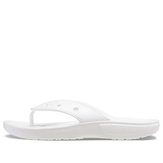 Crocs Classic Crocs Flip Casual Flip-Flops Unisex White 207713-100