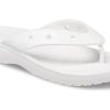 Crocs Classic Crocs Flip Casual Flip-Flops Unisex White 207713-100