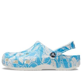 Crocs Classic Duke Print Clogs “Blue White” 210003-4OX
