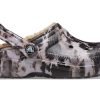 Crocs Classic Lined Bleach Dye Clogs “Black White Beige” 207299-001