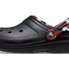 Crocs Classic Lined Camo Clog “Black & Red” 208047-063