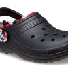 Crocs Classic Lined Camo Clog “Black & Red” 208047-063