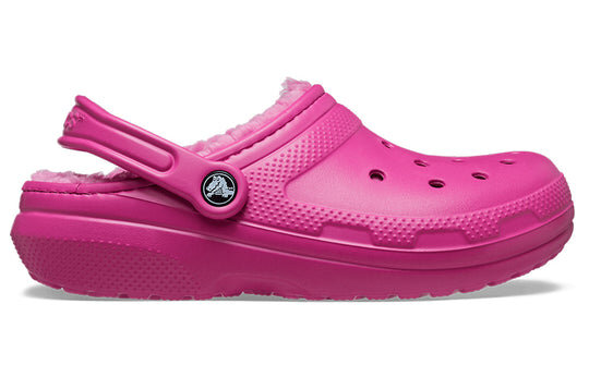 Crocs Classic Lined Clog Sports Unisex Purple Red Sandals 203591-6SV Crocs Classic Lined Clog Sports Unisex Purple Red Sandals 203591-6SV