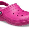 Crocs Classic Lined Clog Sports Unisex Purple Red Sandals 203591-6SV Crocs Classic Lined Clog Sports Unisex Purple Red Sandals 203591-6SV
