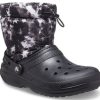 Crocs Classic Lined Neo Puff Tie Dye Boots “Black White” 207328-001